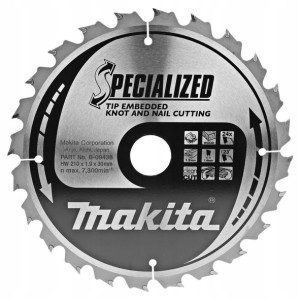 Makita B-09438 Tarcza Tnąca Do Drewna 210x30mm 24z