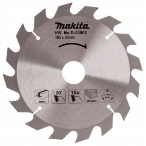 Makita D-03903 Tarcza Tnąca Do Drewna 185x30mm 16z