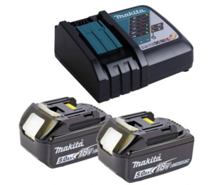 Makita Ładowarka DC18RC + akumulator 2 x BL1850B