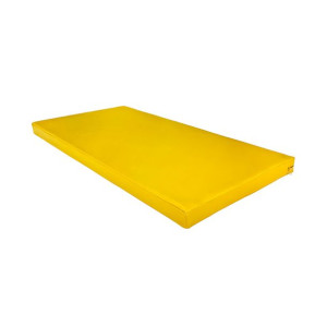Materac gimnastyczny UNDERFIT 120 x 60 x 6 cm twardy żółty