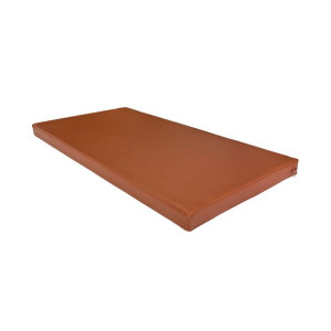 Materac gimnastyczny UNDERFIT 120 x 60 x 6 cm twardy brązowy