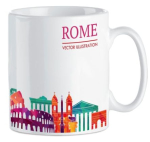 Kubek ceramiczny 300ml Rome Italy Włochy RZYM