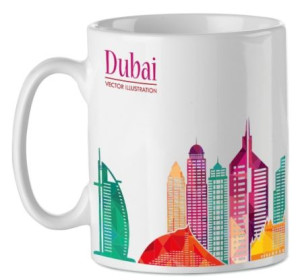 Kubek ceramiczny 300ml Dubaj Emiraty Arabskie DUBAI