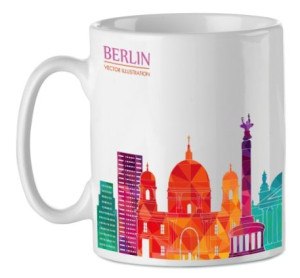 Kubek ceramiczny 300ml Germany Niemcy BERLIN