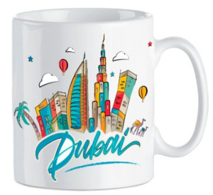 Kubek ceramiczny 300ml Dubaj Emiraty Arabskie DUBAI