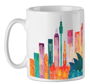 Kubek ceramiczny 300ml Australia Skyline SYDNEY