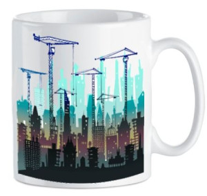 Kubek ceramiczny 300ml OPERATOR DŹWIGU Żurawia