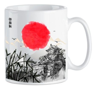 Kubek ceramiczny 300ml dla miłośnika JAPONIA JAPAN