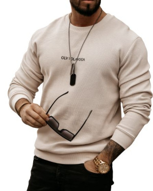 Bluza męska OLAVOGA LIAM beż - XL
