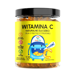 Żelki naturalne WITAMINA C MyVita 120szt