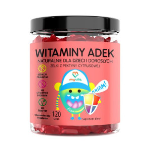 Żelki naturalne WITAMINA ADEK MyVita 120