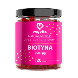 Żelki naturalne BIOTYNA MyVita 120szt