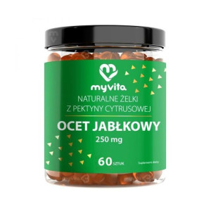 Żelki naturalne Ocet Jabłkowy MyVita 60szt