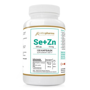 Altopharm Selen Cynk Prebiotyk 120kaps