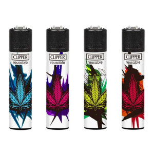 CLIPPER Zapalniczka ARTISTIC LEAVES 4 szt