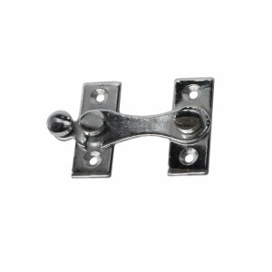 Zamknięcie do drzwi EDM Kształt H 4 cm Stal Lewy Chromowanie