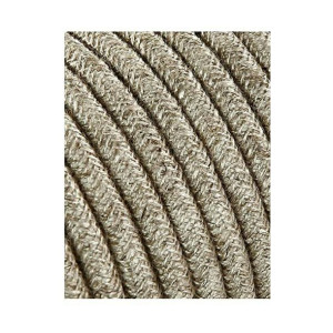Kabel EDM 2 x 0,75 mm Płótno Materiałowy 5 m