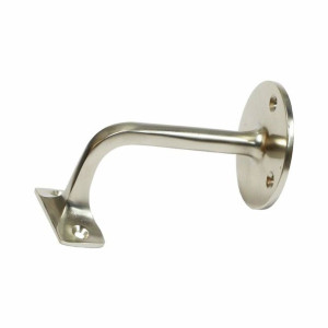 Handrail Bracket EDM nikiel Matowy 3 śruby Srebrzysty Stal