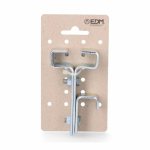 Uchwyt EDM IPN 10 Srebrzysty Cynk (11,5 x 5,5 cm)