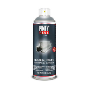 Farba w sprayu Pintyplus Tech I113 338 ml Uniwersalny Grunt malarski Szary