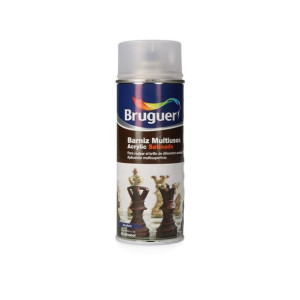 Spray Varnish Bruguer 5198008 Akryl Uniwersalny 400 ml Bezbarwny Satynowe