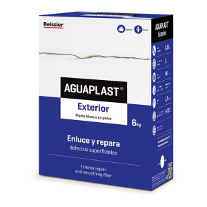 Powdered plasters Aguaplast 70034-002 Zewnętrzny 6 Kg Biały