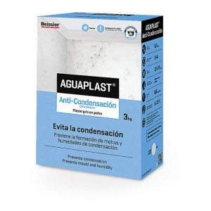 Powdered plasters Aguaplast 70026-004 Kondensacja Szary 3 Kg