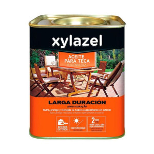 Teak oil Xylazel Długa trwałość Naturalny 750 ml Matowy