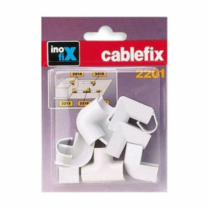 Rurka łącząca Inofix 2201 Biały 10 Części 8 x 7 mm