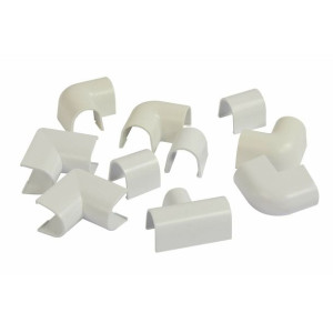 Rurka łącząca Inofix 2202 Biały 10 Części 10,5 x 10 mm
