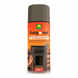 Anti-heat paint Massó Fuegonet Spray Szary