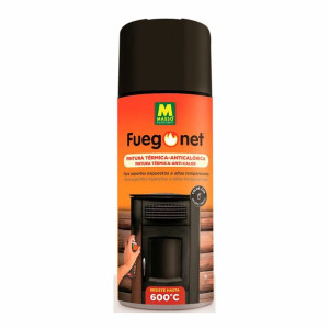 Anti-heat paint Massó Fuegonet Spray Czarny 400 ml