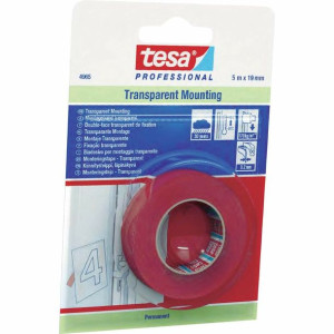 Taśma dwustronna TESA 4965 Zewnętrzny Przezroczysty (19 mm x 5 m)