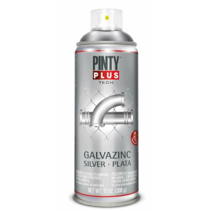 Farba w sprayu Pintyplus Tech Galvazinc 306 ml Srebrzysty
