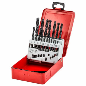 Zestaw wierteł Fischer Ms Metal Stal nierdzewna 19 pcs