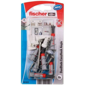 Gwoździe kątowe Fischer duoblade easyhook 6 Sztuk