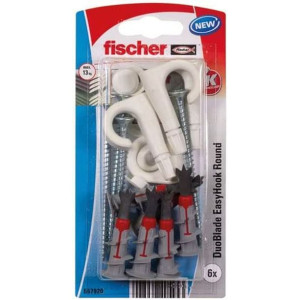 Wkręt oczkowy otwarty Fischer 6 x 44 mm 6 Sztuk