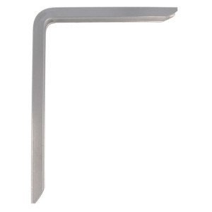 Uchwyt ścienny AMIG 4plus-21108 Półki Srebrzysty Aluminium (20 x 15 cm)