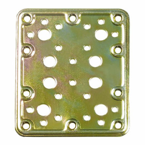 Płyta Mocująca AMIG 504-12127 Bichromat Złoty Stal (160 x 100 mm)