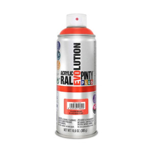 Farba w sprayu Pintyplus Evolution F107 Fluorescencyjne Czerwony 300 ml