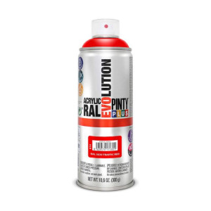 Farba w sprayu Pintyplus Evolution RAL 3020 Traffic Red 300 ml