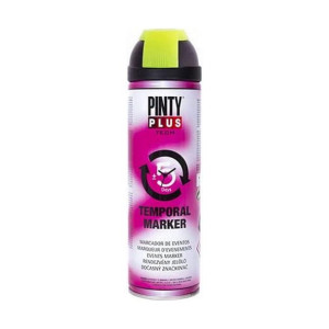 Farba w sprayu Pintyplus Tech T146 Tymczasowe 366 ml Żółty