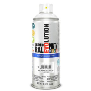Farba w sprayu Pintyplus Evolution RAL 9010 Błyszczące Pure White 300 ml