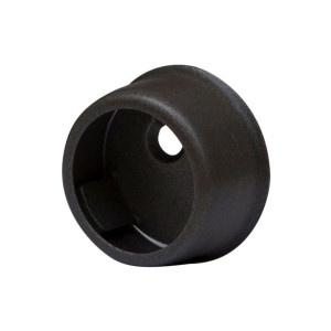 Wardrobe rail bracket Stor Planet Czarny Okrągły Satynowe (Ø 1,9 cm)