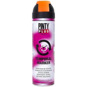 Farba w sprayu Pintyplus Tech T143 Tymczasowe 366 ml Pomarańczowy