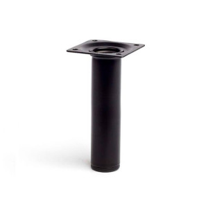Stopy Rei 401g Cylindryczny Czarny Stal Nowoczesny (Ø 3 x 15 cm)