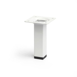 Stopy Rei 400g Kwadratowy Stal Biały Nowoczesny (Ø 2,5 x 10 cm)