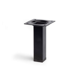 Stopy Rei 400g Kwadratowy Czarny Stal Nowoczesny (Ø 2,5 x 10 cm)