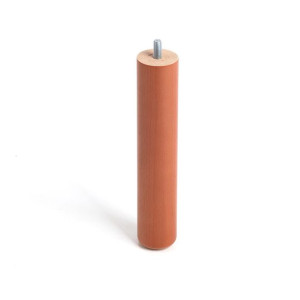Nogi Rei 434 Cylindryczna Drewno Brązowy Nowoczesny (Ø 5 x 25 cm)