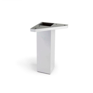 Stopy Rei 972 Kwadratowy Srebrzysty ABS Nowoczesny (Ø 4,2 x 15 cm)